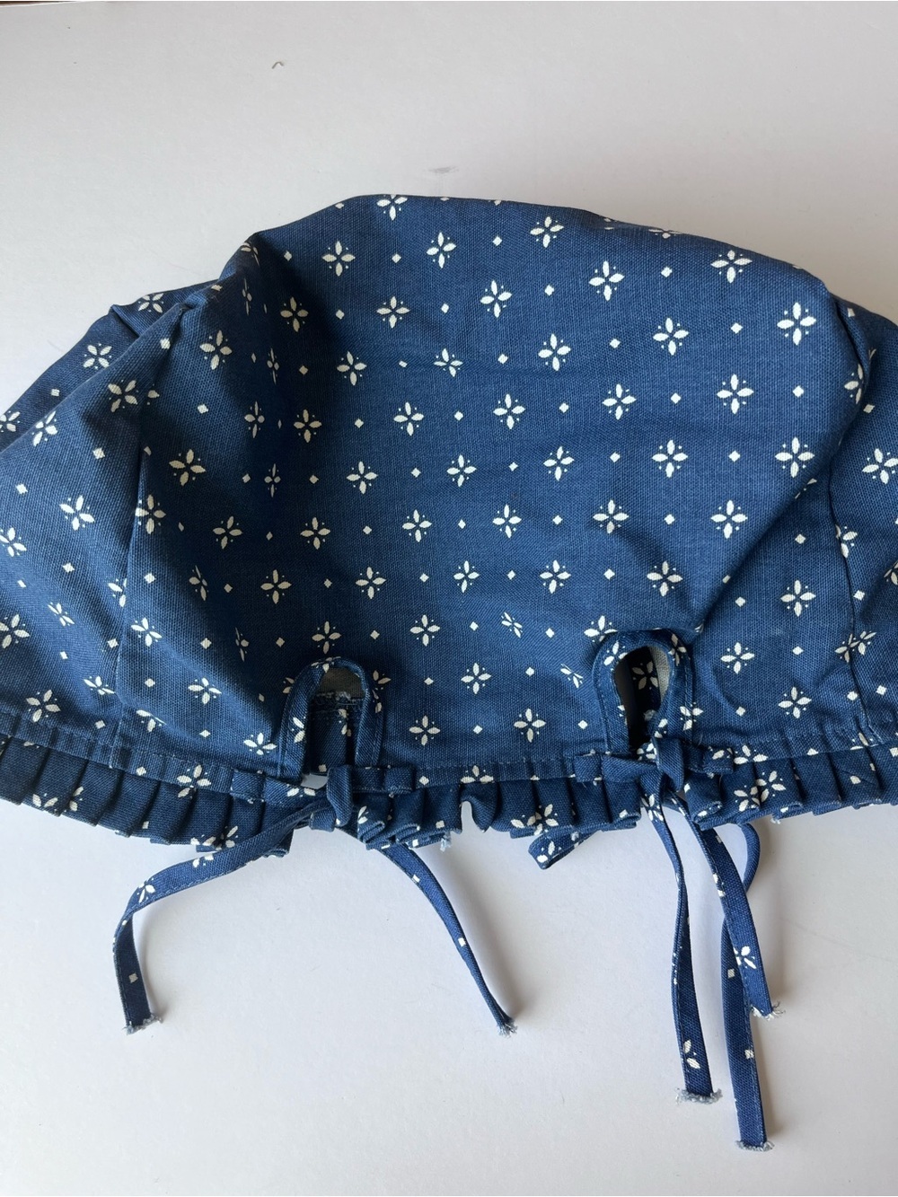 Longaberger Blue White Basket Liner 80’s 90’s
